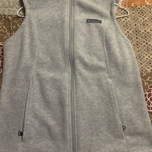 Fleece Columbia Vest, size medium.